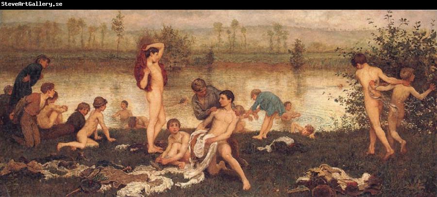 Frederick Walker,ARA,RWS The Bathers